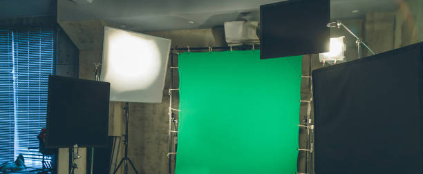 istock green background in the shooting pavilion 974321814