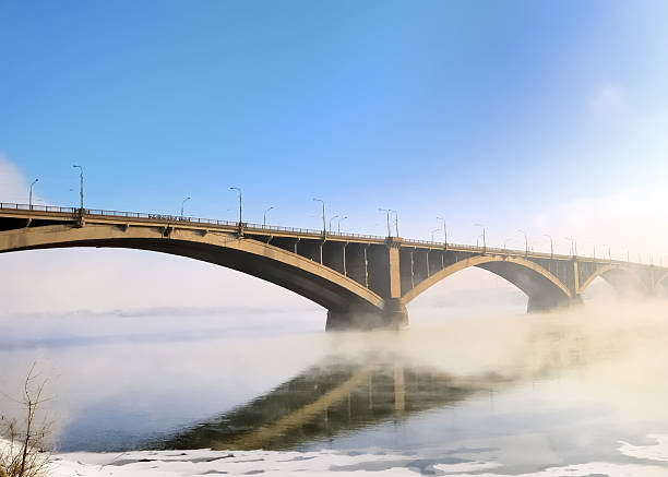 istock Bridge in the fog 97432316