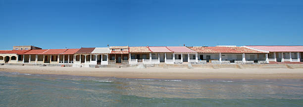 Spanish Beach Houses stock photo