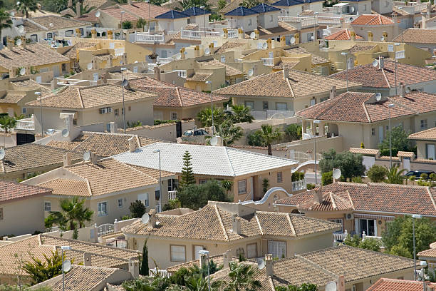 Roofs stock photo