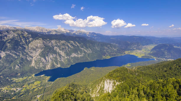 istock Aerial View lake Bohinj 974359360