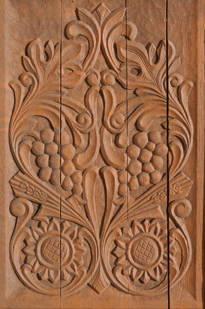 istock Carved Wooden Motif 974460746