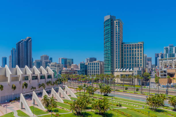 istock San Diego's downtown area with convention center 974461288