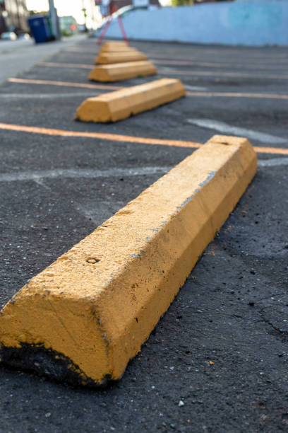 istock Empty Parking Lot Detail 974471334