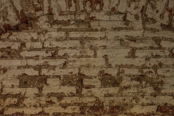 istock light gray and aged paint white brick wall background in rural room 974529110