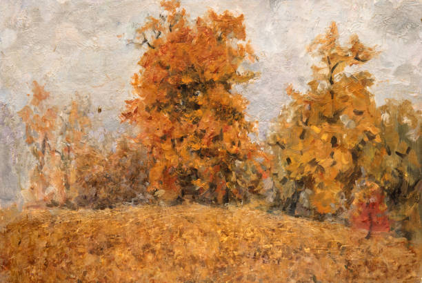 istock landscape, oil painting, hand made 974591862