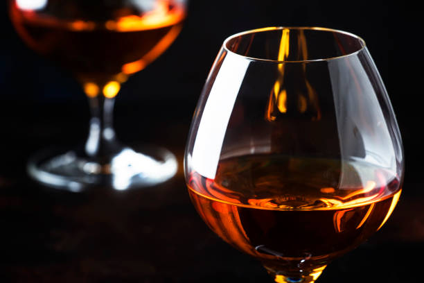 istock Cognac in a glass 974596124