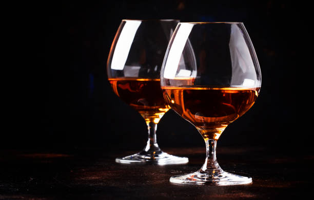 istock Cognac in a glass 974597410