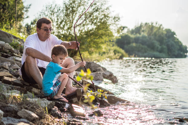 istock Fishing with my grandpa 974603210