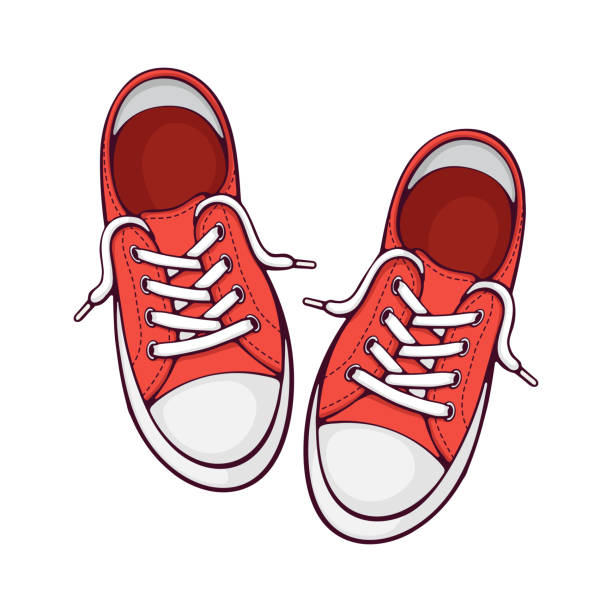 400+ Tying Sneaker Stock Illustrations, Royalty-Free Vector Graphics ...