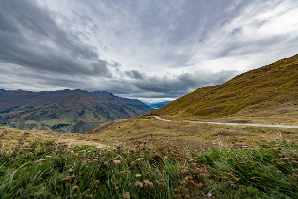 istock Crown Range Road Scenic Lookout 974644132
