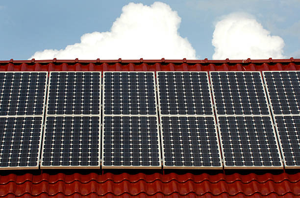 Solar Energy  stromindustrie stock pictures, royalty-free photos & images