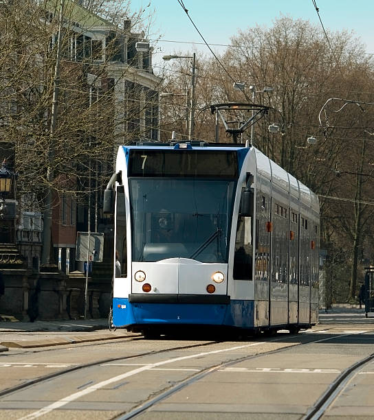 Tram stock photo