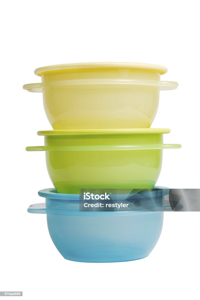 plastic food containers like tupperware  Plastic Container Stock Photo