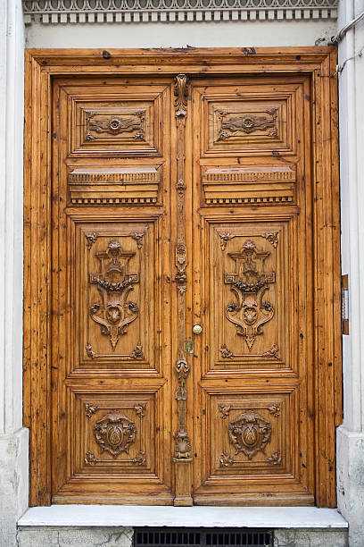 istock extraordinary wooden door 97467029