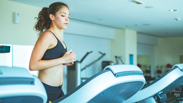 istock Jogging in sports club 974672624