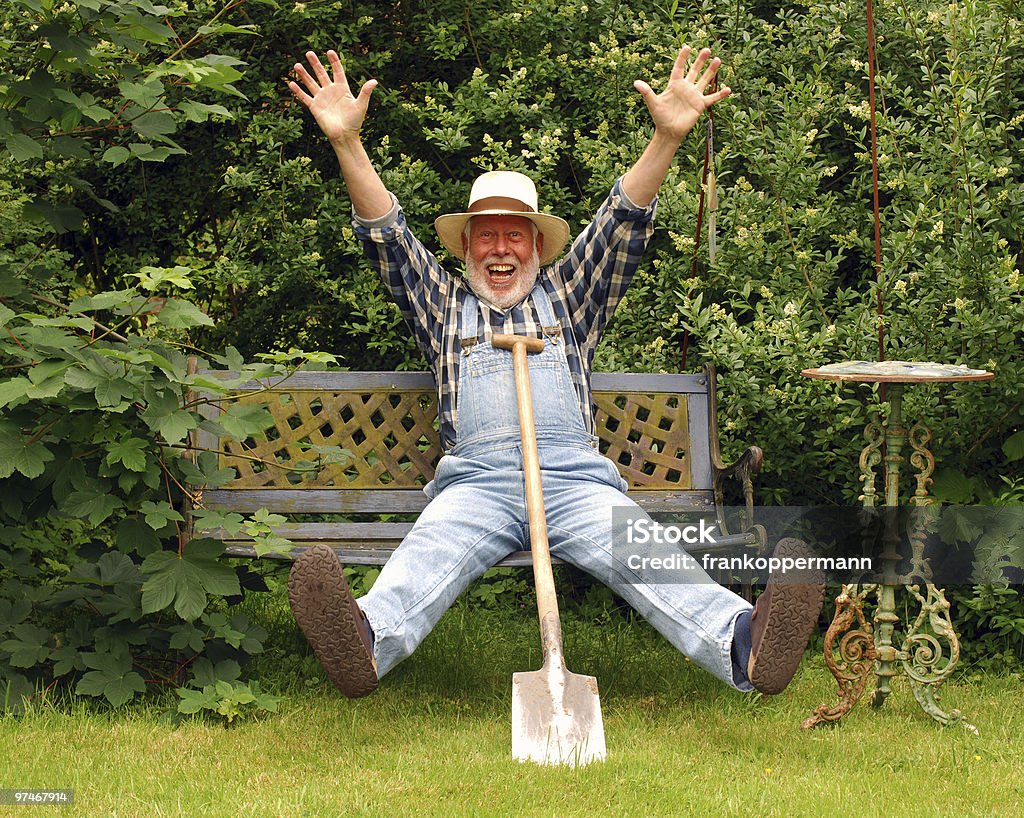 Im Garten - Lizenzfrei Humor Stock-Foto