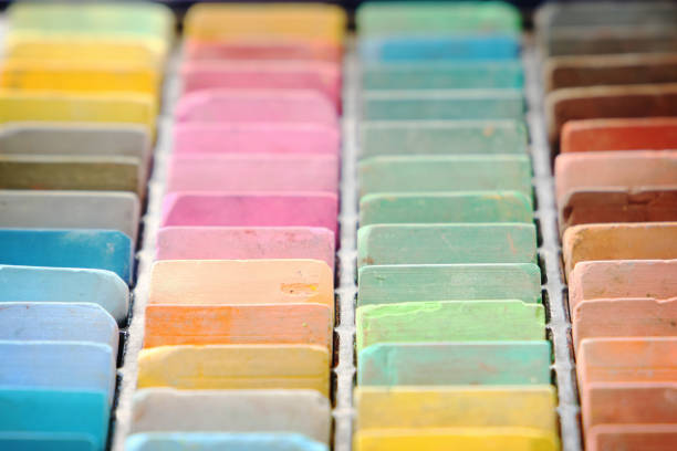Beautiful set of color pastels