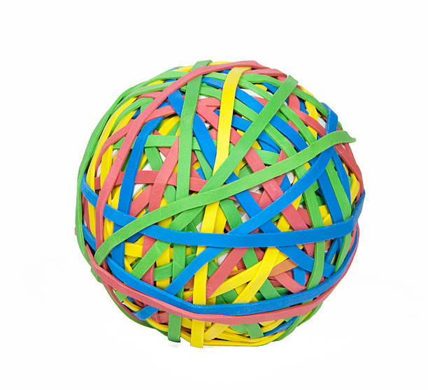 istock Ball of Rubber Bands 97468919