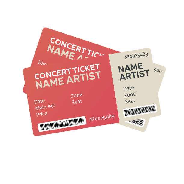 istock Concert vector ticket. Music, Dance, Live Concert tickets templates 974691362