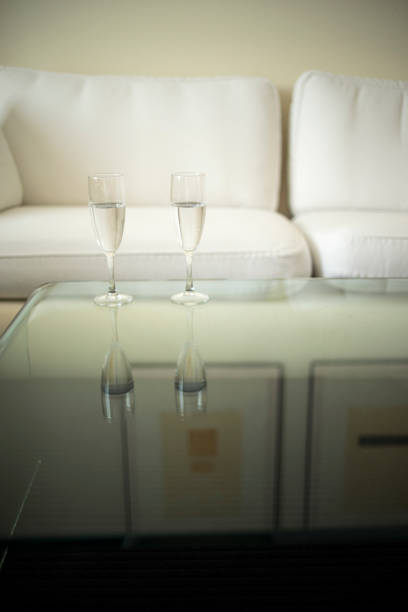 istock Luxury modern style hotel suite bedroom clean and ready for guests. 974698748