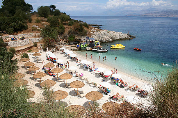 istock Kassiopi Beach, Corfu. 97470111