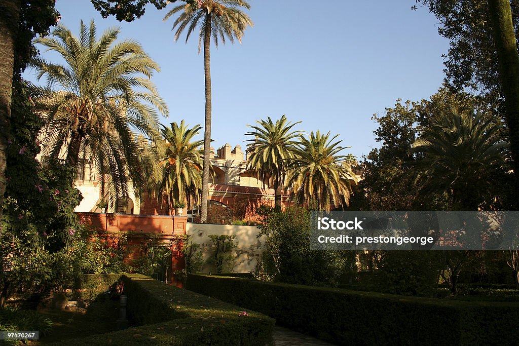 Сады Алькасар, Севилья. - Стоковые фото Royal Alcazar Gardens роялти-фри