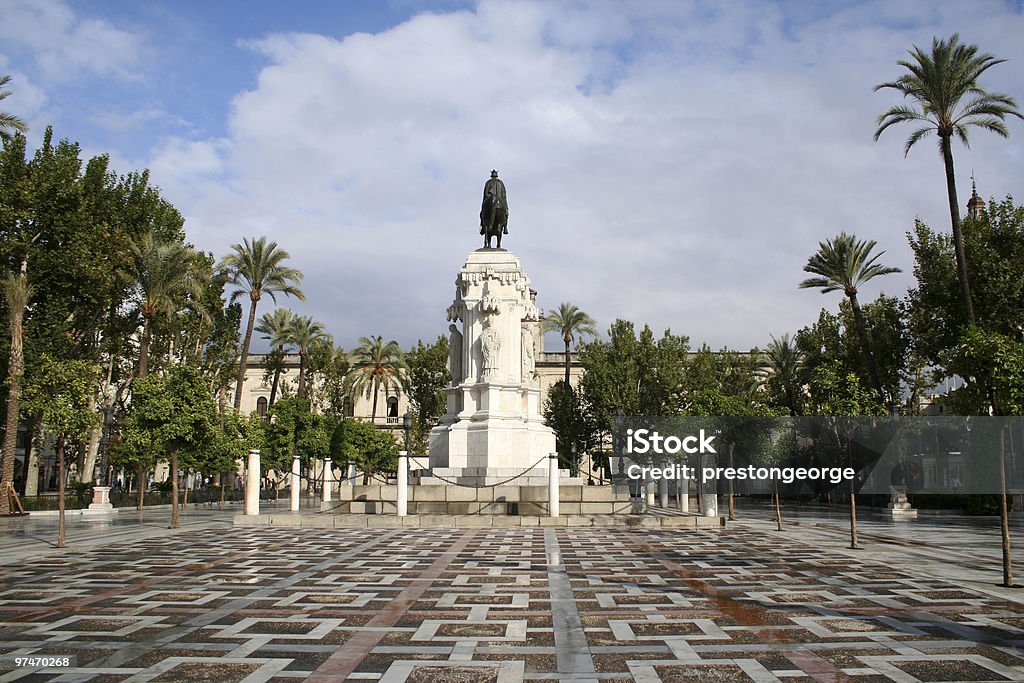 Plaza Nueva, Sevilha. - Foto de stock de Arquitetura royalty-free