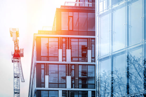 istock office building detail and crane 974719124
