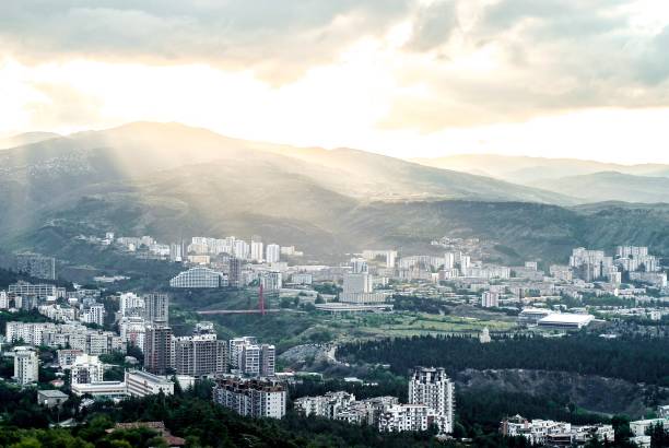 istock Mountainous district during the sunset 974719142