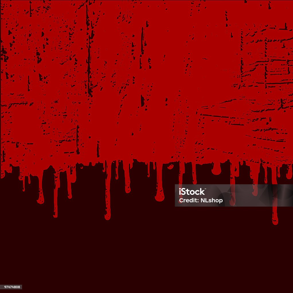 Tinta vermelha ou sangue - Royalty-free Sangue humano arte vetorial