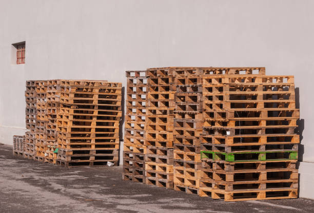 istock Pallets stacked neatly 974749668