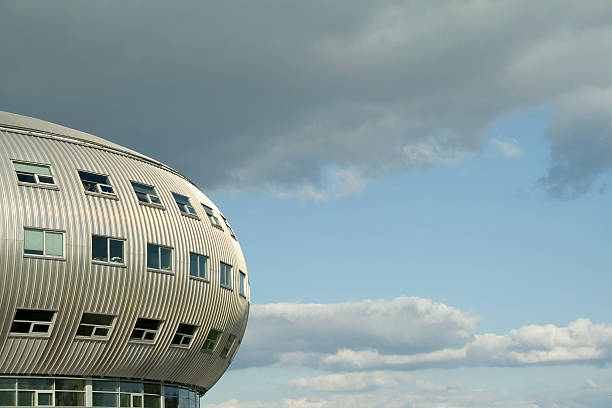 Round building stock photo