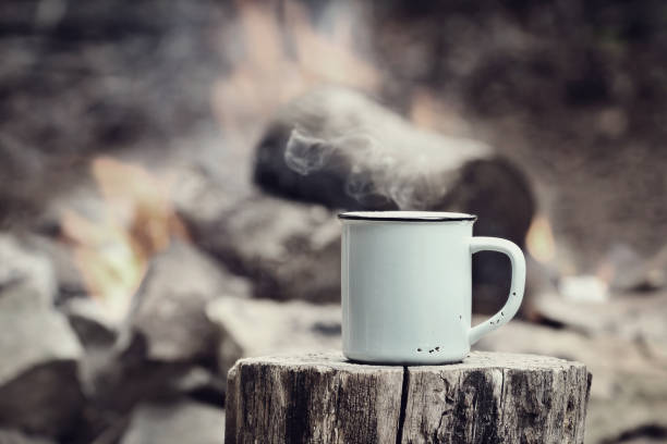 istock Vintage Coffee by a Campfire 974771172
