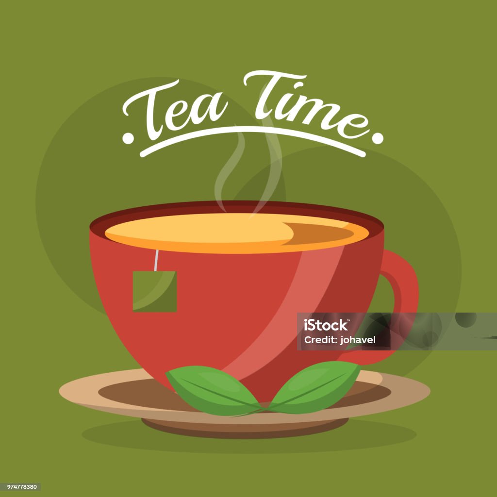 Time For Tea Vector Tea Time Related Stock Illustration - Download Image Now - Bag ...