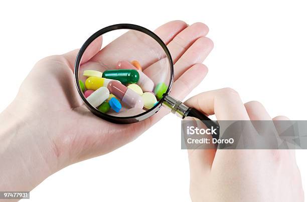 Choosing Pill Stock Photo - Download Image Now - Addiction, Blue, Capsule - Medicine