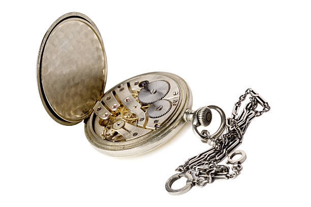 istock Old pocket watch with a chain 97478030