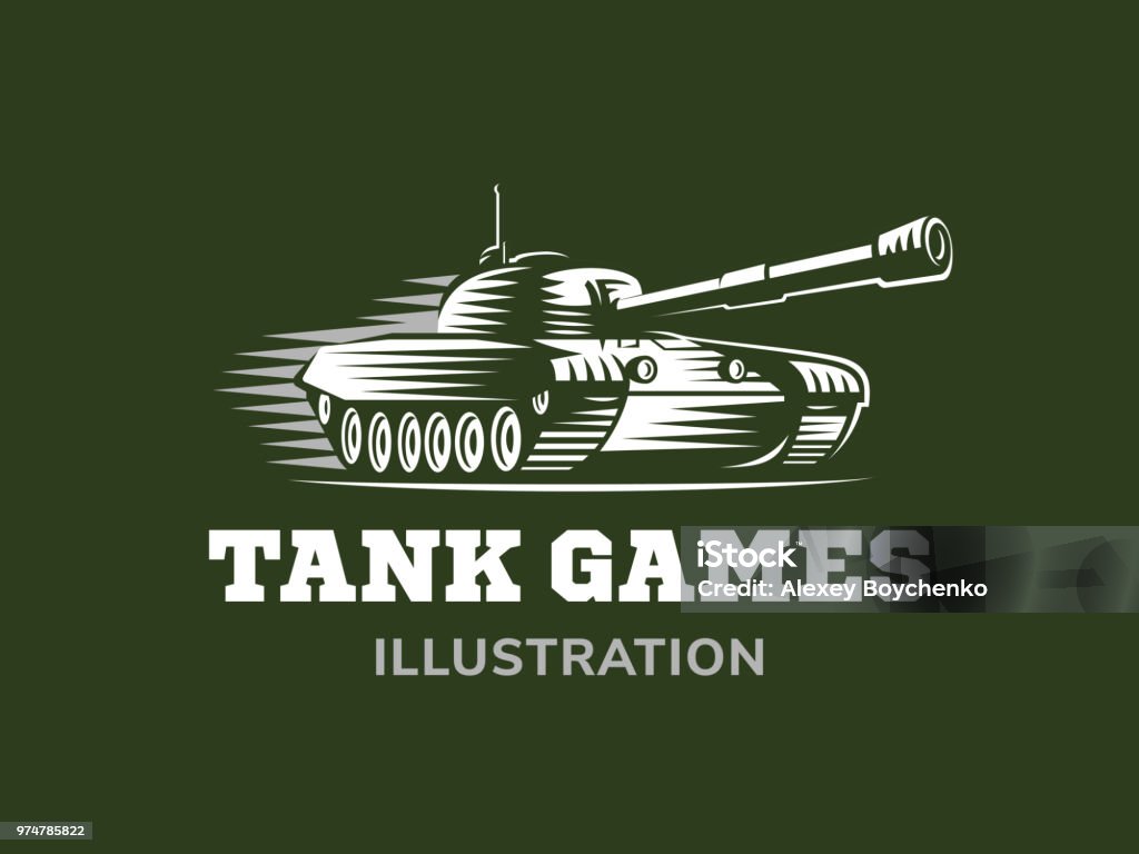 Tank Unit Logo Tank Logo Stock Illustration - Download Image Now - Armored Tank ...