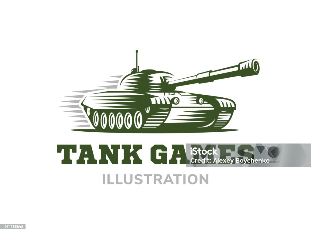 Tank Unit Logo Tank Logo Stock Illustration - Download Image Now - Armored Tank, Logo ...