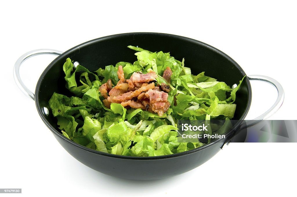 Wok pan d'endive et de bacon - Photo de Aliment libre de droits