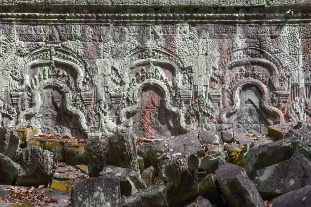 Photo of Ta Prohm temple at Angkor Wat complex, Siem Reap, Cambodia