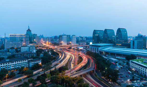 istock City skyline night view 974794412