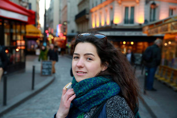 istock Beautiful student girl in Paris 974812716