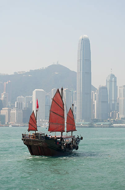 Hong Kong śmieci boat – zdjęcie