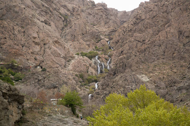 Trek to Tochal Mountain from Darband village in northern Tehran, Iran