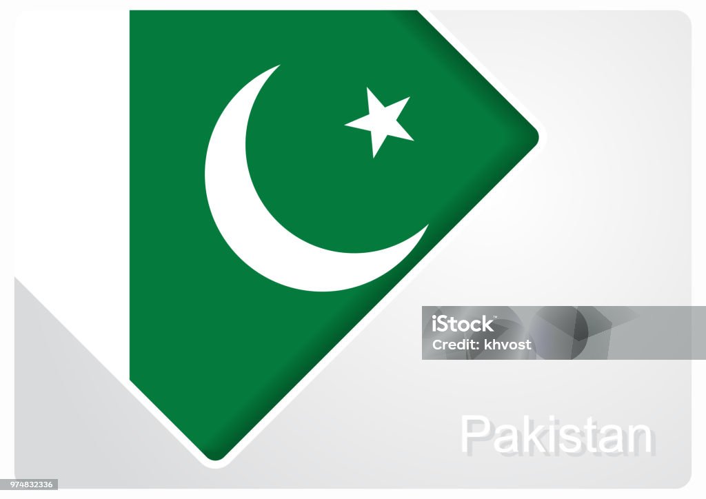 Pakistani flag design background. Vector illustration. Pakistani flag design background layout. Vector illustration. Backgrounds stock vector