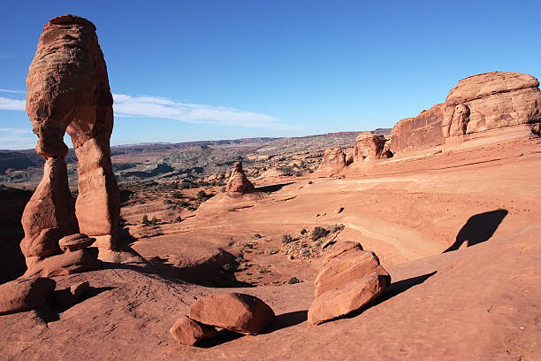 Delicate Arch natural amphiteatrum stock photo