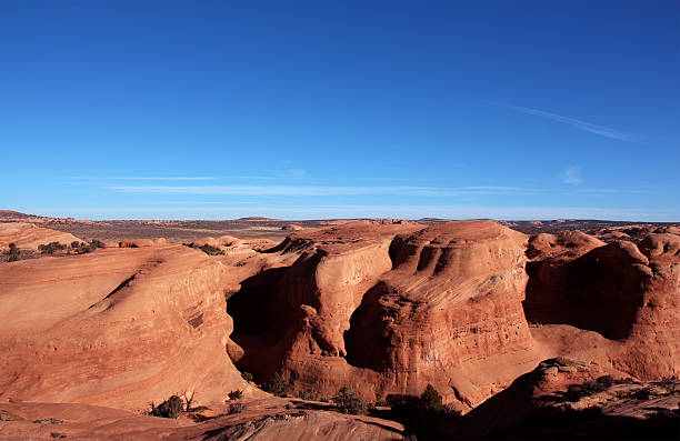 Arches National Park panorama stock photo