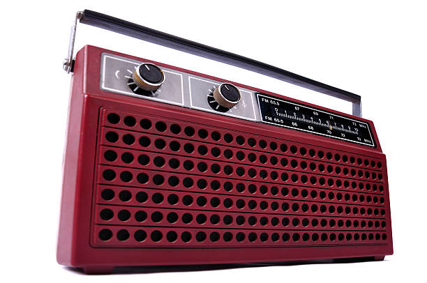 istock 1980s retro radio isolated 97485667