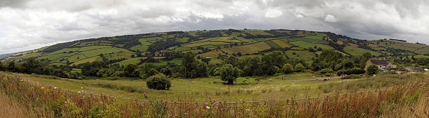 istock Panoramic English Countryside Scene, Gloucestershire 97485755